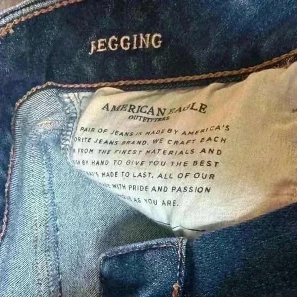 American Eagle High Rise Jegging Super Super Stretch 2R 1048 Like New - Picture 8 of 14